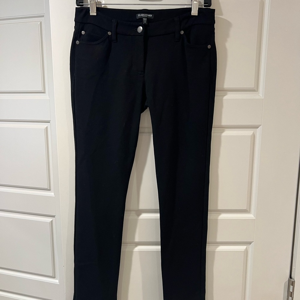 Eileen Fisher Black Petite Pants